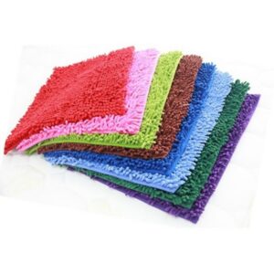 พรมเช็ดเท้าตัวหนอน พรมนาโน ขนาด37*58CM. DWK-01 คละสี 100/ชิ้น