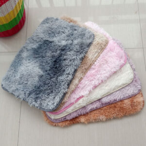 พรมเช็ดเท้า ขนนุ่ม เงาสวย 60 x 40 cm. พรมแต่งบ้าน พรม พรมปูพื้น คละสี 100/ชิ้น